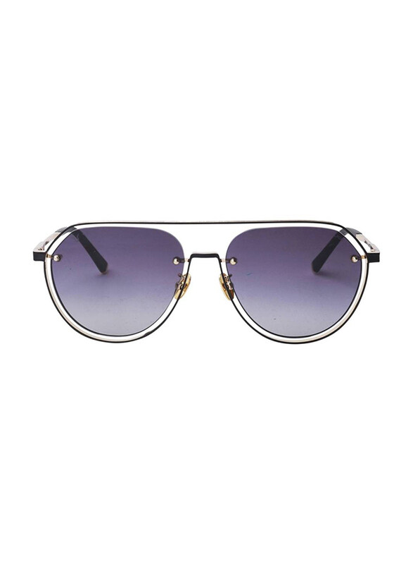 

Police Full Rim Pilot Rose Gold Sunglasses Unisex, Black Lens, SPLE17, 58/17/145