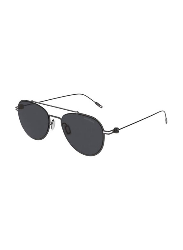 

Mont Blanc Aviator Full Rim Grey Sunglasses for Men, Grey Lens, MB0001S 001,002