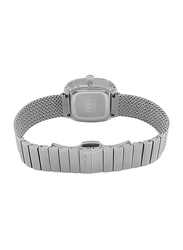 Cerruti 1881 Analog Watch for Women with Stainless Steel Band, Water Resistant, CIWLG2114701, Silver-Blue