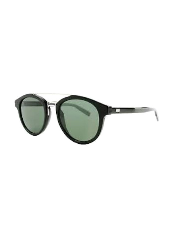 Christian Dior Round Full Rim Black Sunglasses for Men, Green Lens, BLACKTIE231S 80785 51-21 150