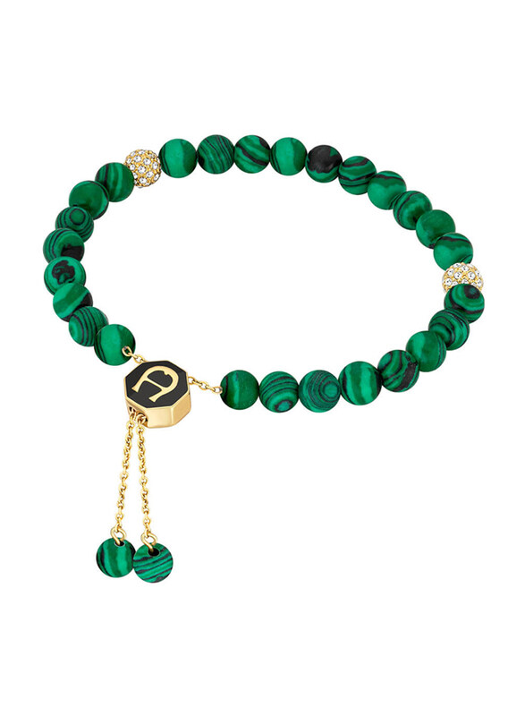 

Aigner Fashion Beaded Bracelet for Women, ARJLB2201412, Green