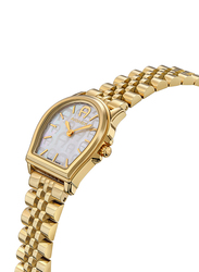 Aigner Verona Wrist Watch for Women with Stainless Steel Band, Water Resistant, ARWLG4810001, Gold-White