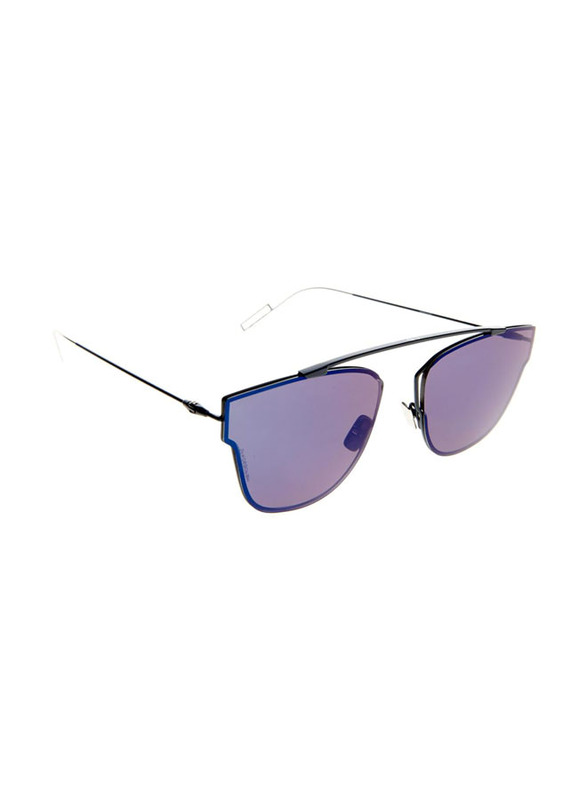 Christian Dior Aviator Full Rim Black Sunglasses for Men, Blue Sky Lens, DIOR0204S D0MXT 57-18 150