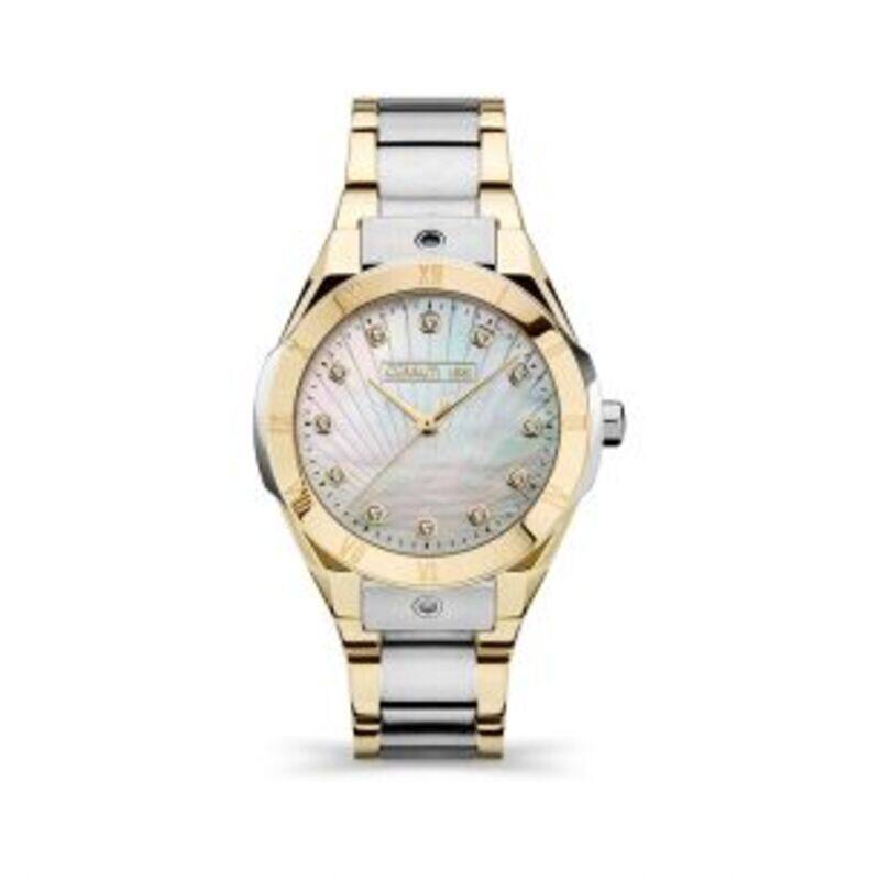 

Cerruti 1881 Analog Watch for Women with Stainless Steel Band, CIWLG2116902, Silver-White
