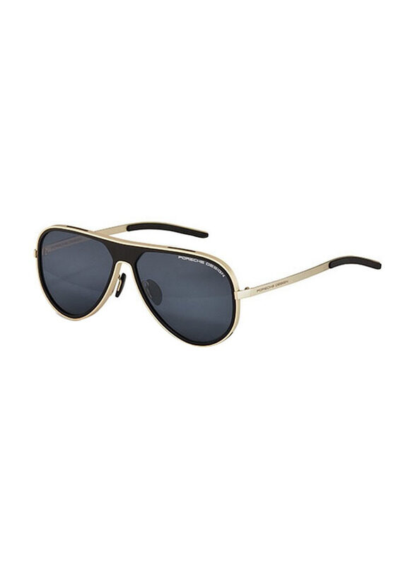 

Porsche Design Aviator Full Rim Black/Gold Sunglasses Unisex, Black Lens, p8684 b 62 13 145