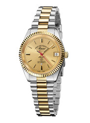West End Analog Watch for Women with Stainless Steel Band, Water Resistant, 6858.20.2708, Multicolour-Gold