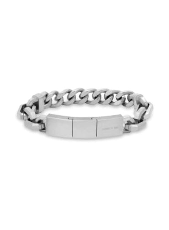 Cerruti 1881 Stainless Steel Magnet Closure Bracelet for Men, Silver