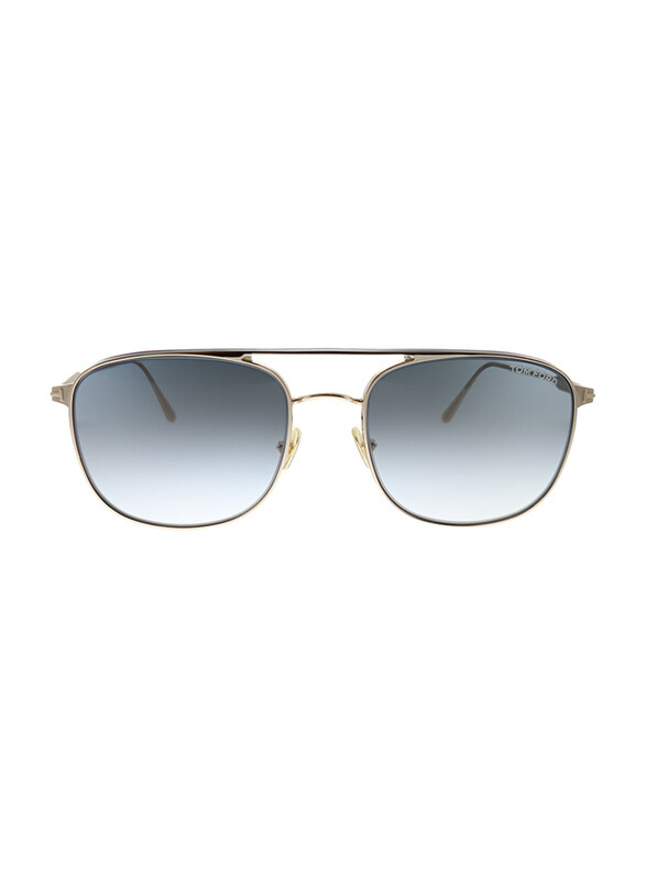 

Tom Ford Full-Rim Aviator Rose Gold Sunglasses Unisex, Smoke Gradient Lens, Tf-827-28b, 56/20/145