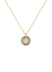 Aigner Gold Plated, 500mm, Small Inya Pendant Necklace for Women, ARJLN2101504