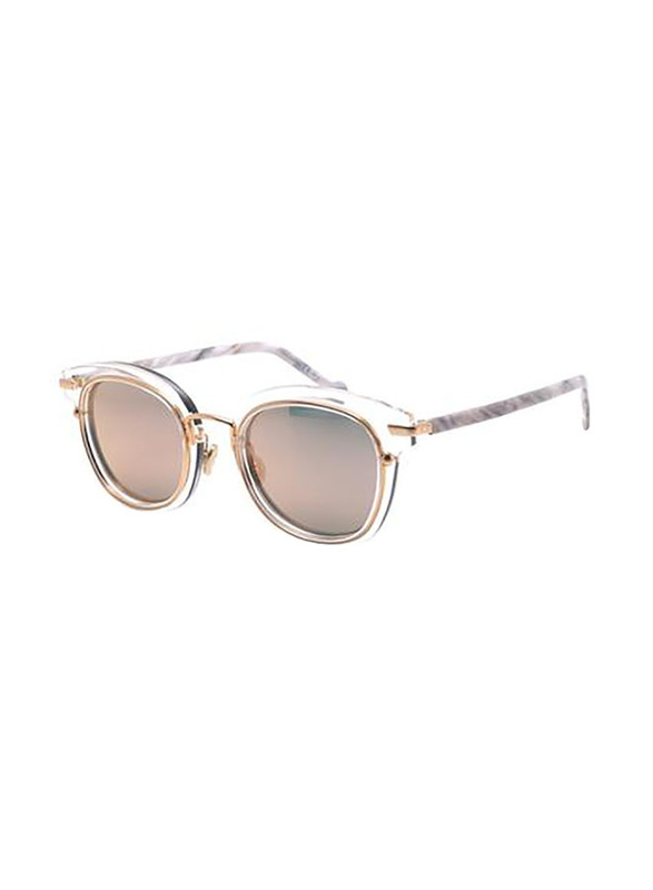 Christian Dior Aviator Full Rim Gold Sunglasses for Women, Pink Lens, 9000J 48-23 145