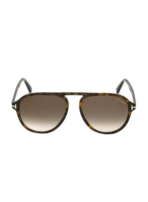 

Tom Ford Full Rim Pilot Dark Brown Tony Sunglasses for Unisex, Brown Lens, TF756, 52K 57-16