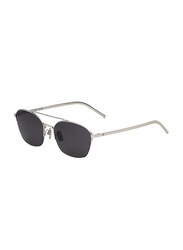 Givenchy Rimless Cat Eye Silver Sunglasses for Unisex, Black/Grey Lens, GV40004U, 16A 57-19