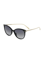 Chopard Full Rim Butterfly Black Sunglasses for Women, Grey Lens, SCH301N, 56-19 0700