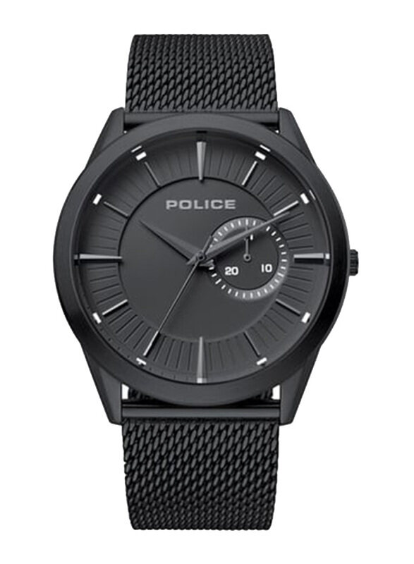 

Police Analog Watch for Men with Mesh Band, Water Resistant, PL15919JSB/02MMA, Black