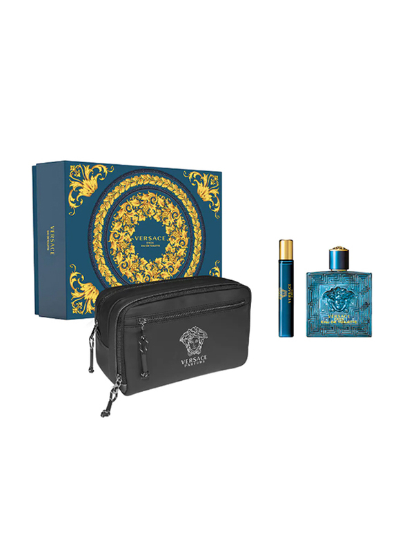 

Versace Eros Set for Men, 100ml EDT Perfume, 10ml EDT Perfume