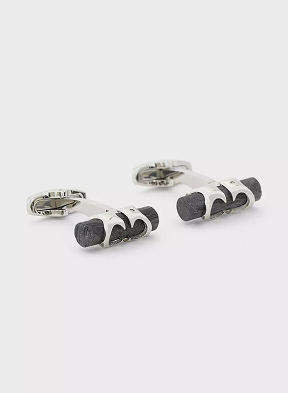 

Cerruti 1881 Mens Cufflinks, Stainless Steel, CIAGC2216802, Silver/Grey