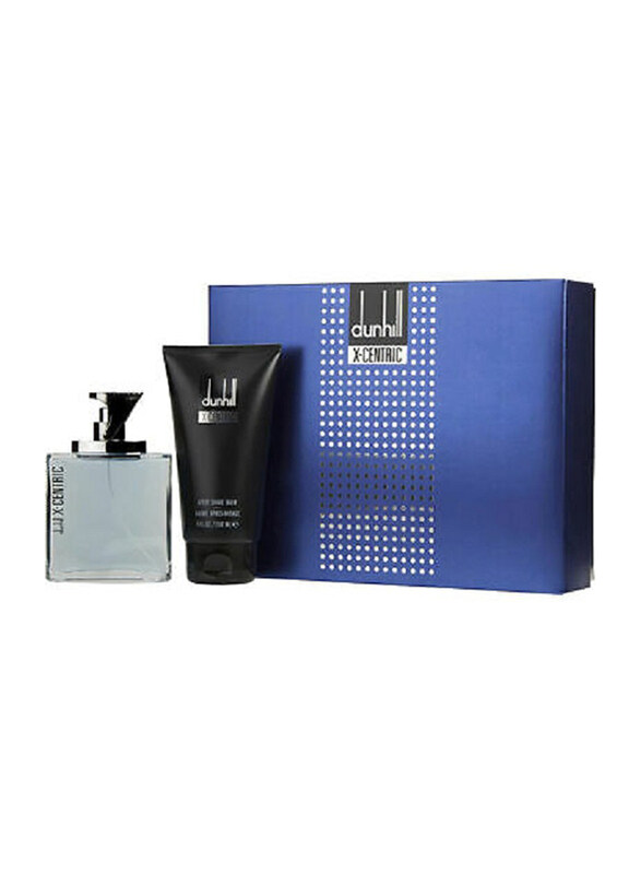 

Alfred Dunhill 2-Piece Perfume Set for Men, X-Centric 3.4oz EDT Perfume, 5oz Aftershave Balm