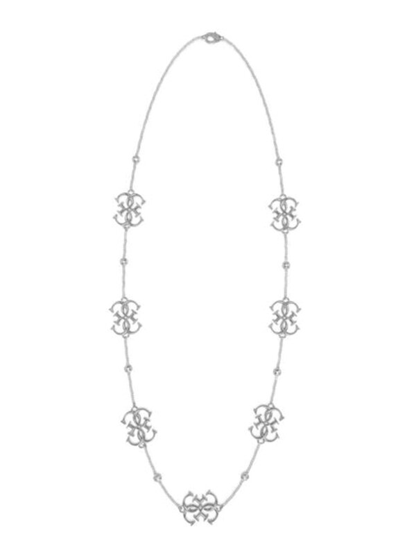 

Guess 4G Status Necklace for Women, Silver