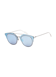 Christian Dior Aviator Full Rim Blue/Silver Sunglasses for Men, Blue Lens, DiorCOMPOSIT1.0 6LBA4