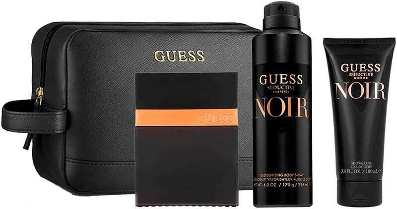 

GUESS SEDUCTIVE HOMME NOIR (M) SET EDT Perfume 100ML+SG100ML+DEO 170ML+POUCH