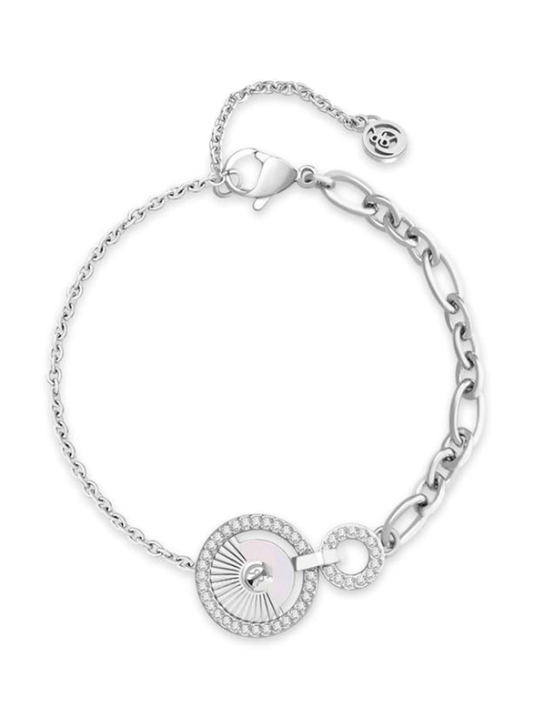 Cerruti 1881 Stainless Steel Chain Bracelet for Women, Silver