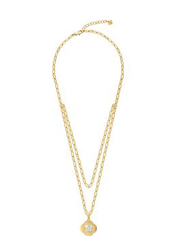 Cerruti 1881 Gold Plated Casual Pendant Necklace for Women, CIJLN0001202