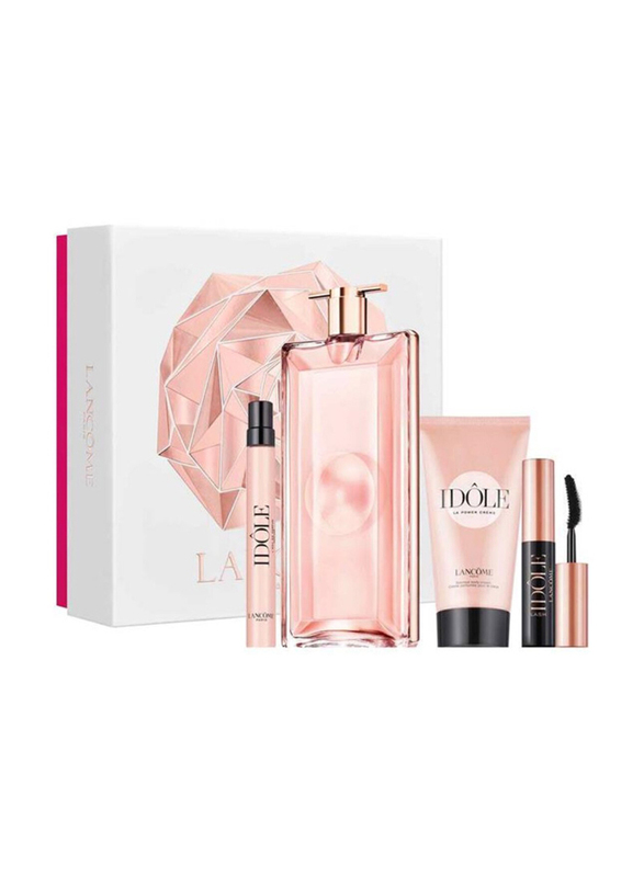 

Lancôme Lancome 4-Piece Set for Women Lancome Idole La Parfum 100ml EDP Perfume, Lancome 10ml EDP Perfume, Lancome Power Cream 50ml, Lancome Mascara