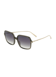 Chopard Full Rim Oversized Black Sunglasses for Women, Smoke Gradient Lens, SCH300N, 58/18/135