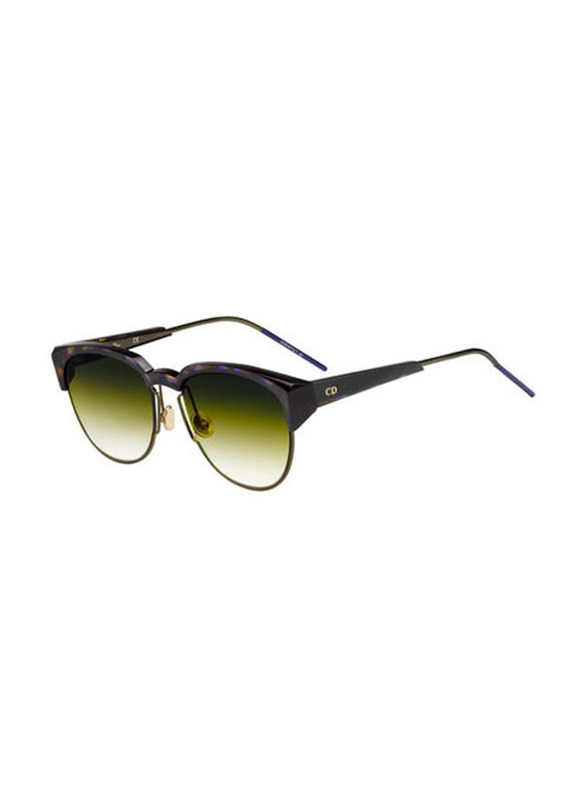 Christian Dior Cat Eye Full Rim Brown Sunglasses for Women, Havana Khaki Lens, 01ISD 53-18 150