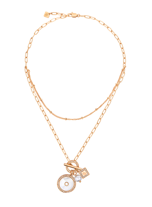 Cerruti 1881 Rose Gold, 50cm, Charm Pendant Necklace for Women, CIJLN0000313