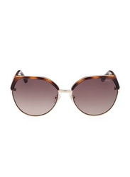 Guess Full-Rim Irregular Brown Sunglasses For Women, Brown Lens, GU7872S 53F, 58/16