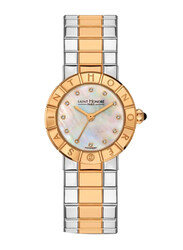 Saint Honore Analog Quartz Watch for Women with Stainless Steel Band, Water Resistant, OR715100 6BYDR, White-Silver/Gold