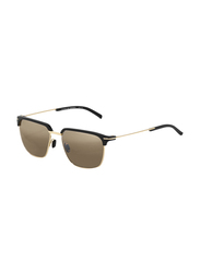 Porsche Design Full Rim Square Black Sunglasses for Men, Brown Lens, P8698 A, 55/16