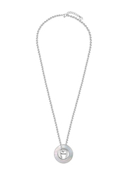 Aigner Silver Tone, 500mm, Bella Pendant Necklace for Women, ARJLN0000301