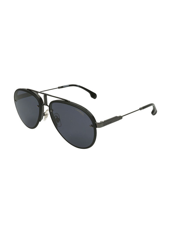 Carrera Aviator Full Rim Black Sunglasses Unisex, Grey Lens, GLORY 0032K 58-17