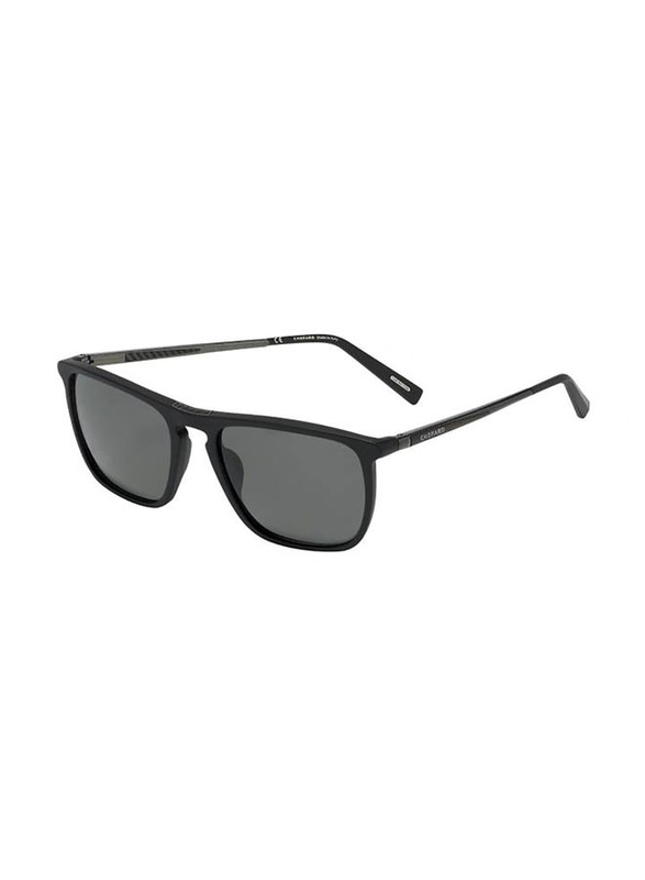 Chopard Square Full Rim Black Sunglasses for Men, Matte Black Lens, SCH277 57-19 703P