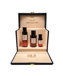 GRAFF ART PERFUME PRECIOUS SET 3PCS PERFUME,BODY SPRAY,HAIR MIST