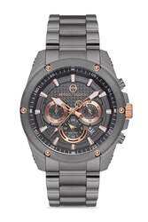 Sergio Tacchini Analog Watch for Men with Stainless Steel Band, ST.1.10133-2, Grey-Grey