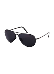 Porsche Design Full Rim Pilot Black Sunglasses for Men, Black Lens, P8508 D, 60/12
