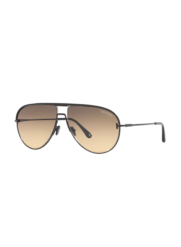Tom Ford Full Rim Pilot Gold Sunglasses for Unisex, Green Lens, TF924 01B 60-13