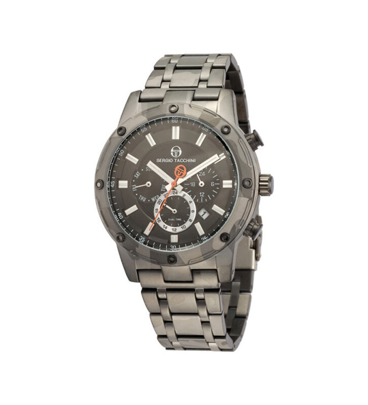 

Sergio Tacchini Analog Watch for Men with Stainless Steel Band, ST.1.10076-1, Grey-Grey
