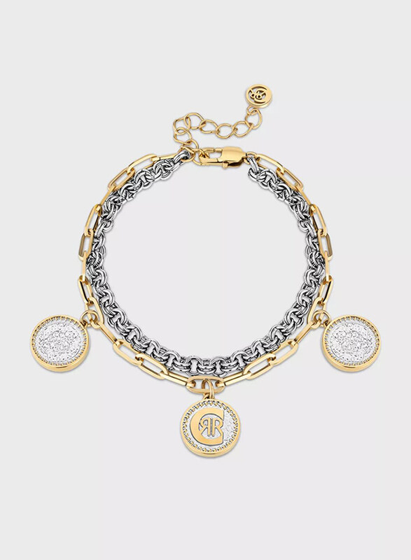 

Cerruti 1881 Stainless Steel Chain Bracelet for Women, Cijlb2128601, Gold