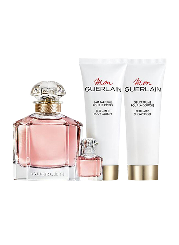 

Guerlain 4-Piece Mon Gift Set for Women, 100ml EDT Perfume, 5ml EDT Perfume, 75ml Body Lotion, 75ml Shower Gel