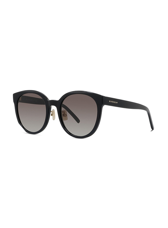 Givenchy Full Rim Butterfly Black Sunglasses for Women, Grey Lens, GV40017F, 01B 56-22
