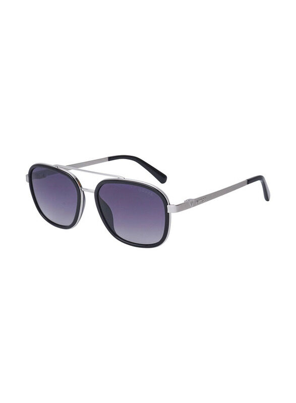 

Guess Aviator Full Rim Black Sunglasses Unisex, Grey Lens, GU6950 01C 54