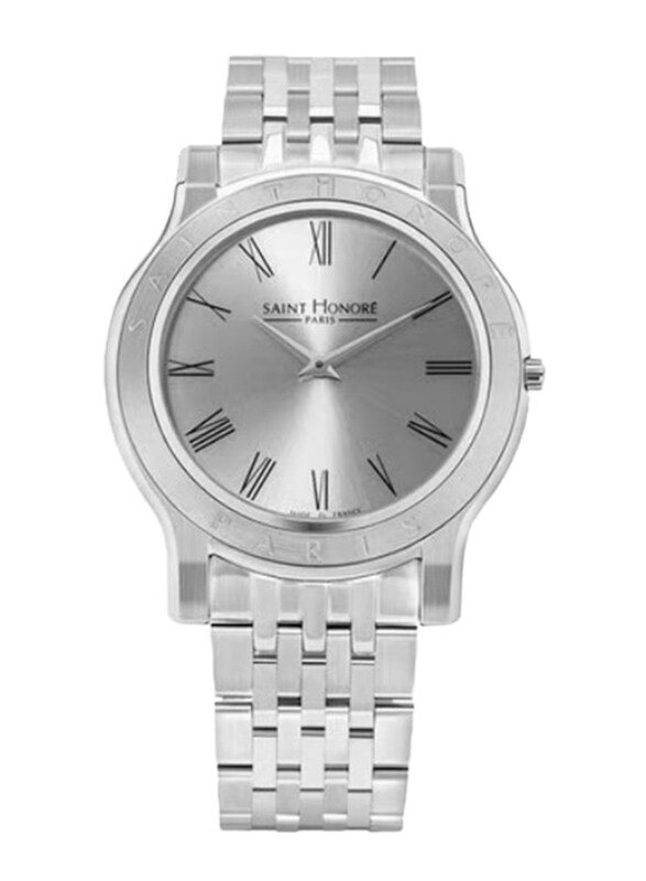 

Saint Honore Analog Wrist Watch for Men with Stainless Steel Band, Water Resistant, H SH VI826101 1AR, Silver