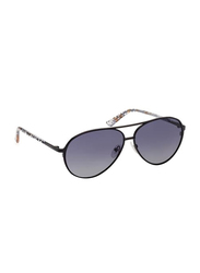 Guess Full-Rim Black Sunglasses for Unisex, Grey Lens, GU7847 02D, 60/11