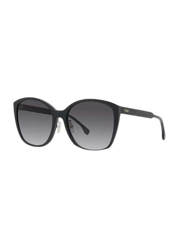 

Givenchy Full Rim Cat Eye Black Sunglasses for Women, Black Lens, 57/22/140