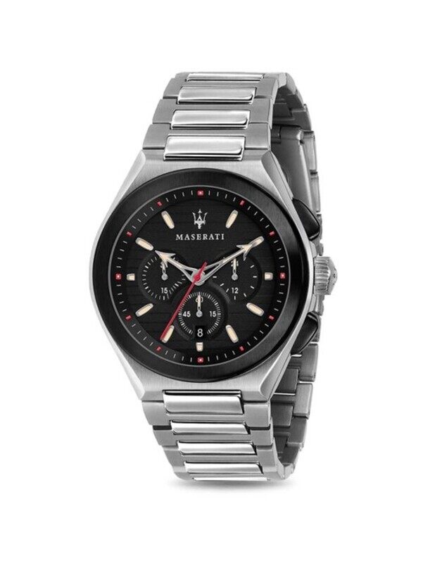 

Maserati Analog Watch for Men with Stainless Steel Band, R8873639002, Silver-Black