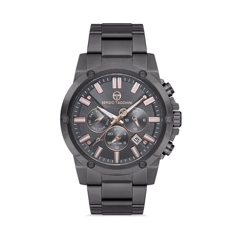

Sergio Tacchini Analog Watch for Men with Stainless Steel Band, ST.1.10109.4, Grey